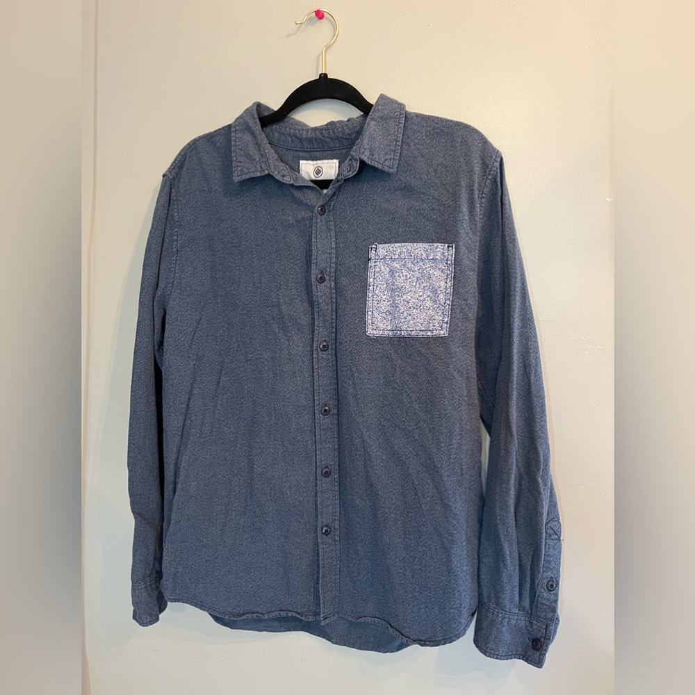 On the byas button up shirt for men.
